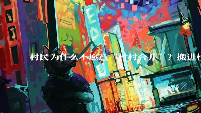 村民为什么不愿意“村村合并”？搬进楼房不好吗？
